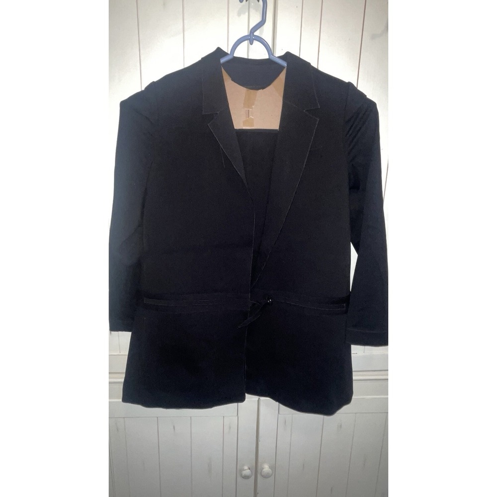 Black, Formal, Dress Marie St. Claire Jacket Blazer Cream Size 9